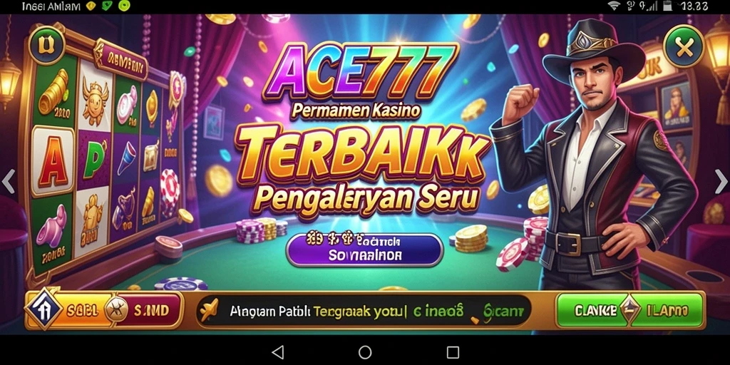 Tangkapan layar gameplay ACE777 yang menunjukkan keseruan permainan Kasino.