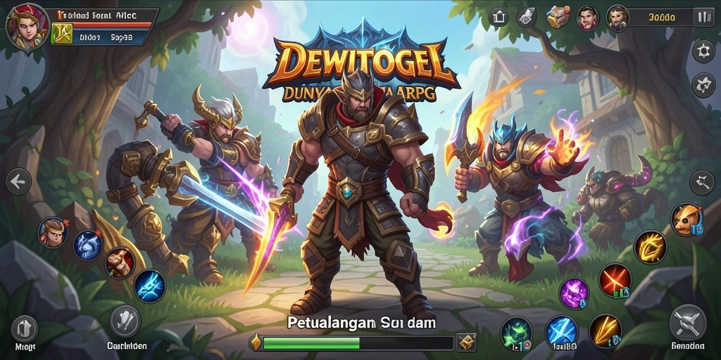 Screenshot gameplay menampilkan aksi seru dalam DEWITOGEL