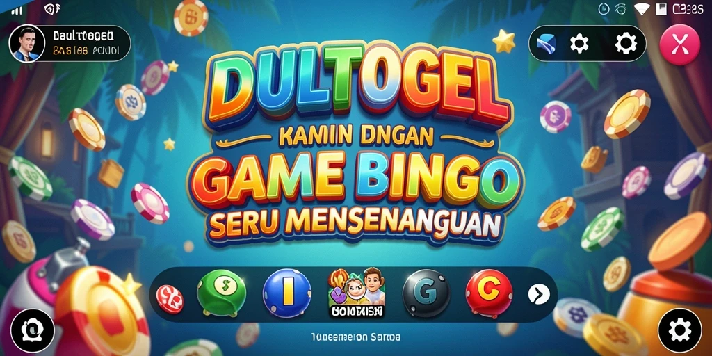 Screenshot gameplay DULTOGEL menampilkan keseruan bermain Bingo.