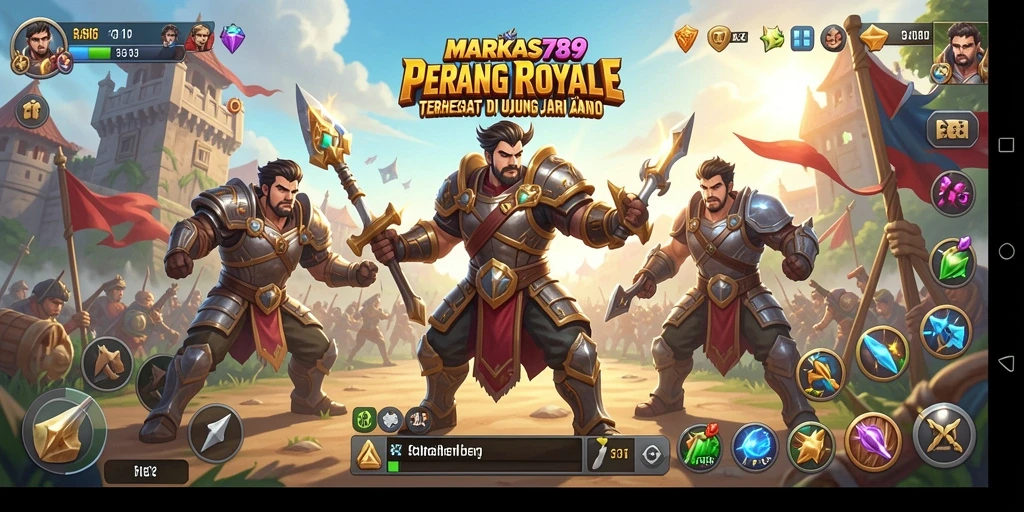 Tampilan gameplay seru dari Battle Royale di MARKAS789.