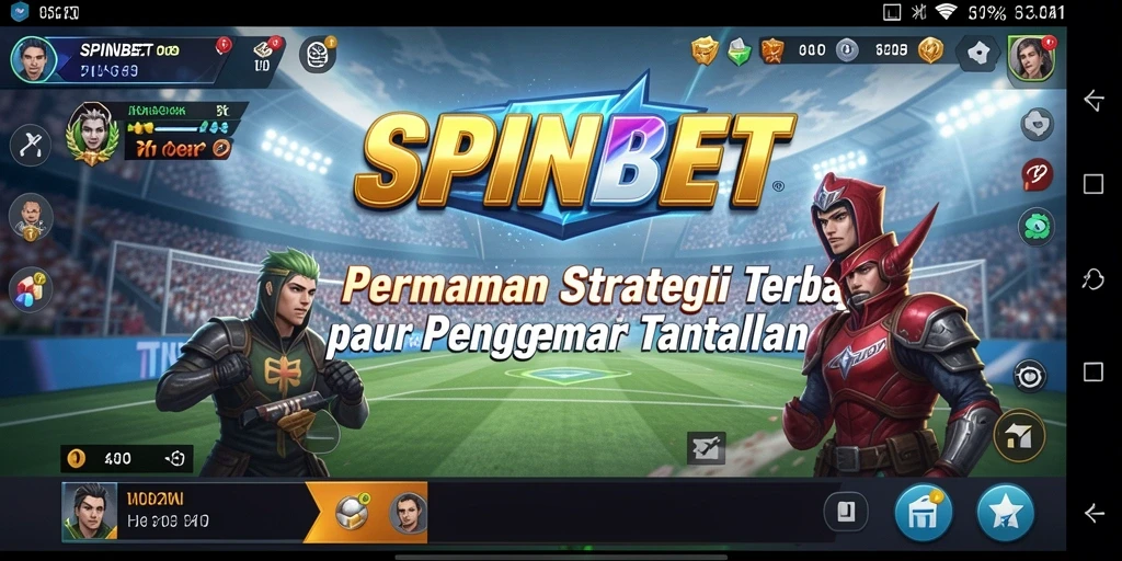 Tampilan gameplay SPINBET yang menegangkan saat merencanakan serangan.