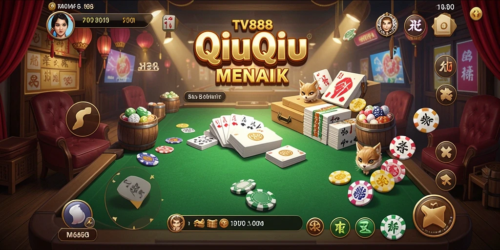 Gameplay seru dan interaktif dari TV888 QiuQiu.