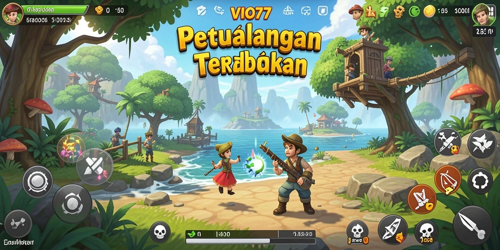 Tampilan gameplay VIO77 dalam dunia Open World yang luas dan menarik.